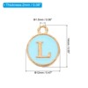 Unique Bargains Beautiful Designer DIY Jewelry Making Initial Pendants 50 Pcs - 2 of 4