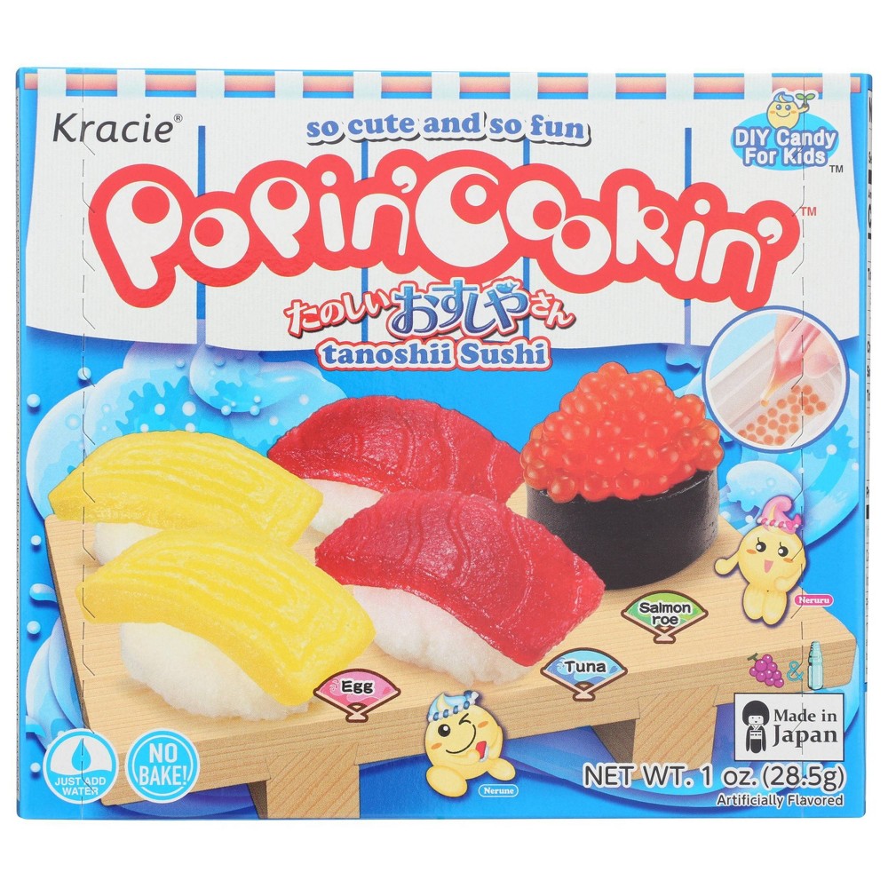 Kracie Popin' Cookin' Tanoshii Sushi DIY Candy Set - 1oz