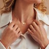 Heart Initial Necklace for Girls & Teens, 18K Gold Plated Birthday & Christmas Gift - 4 of 4
