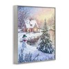 Stupell Industries Kids Playing in Snow, 11'' x 14'' - 3 of 4
