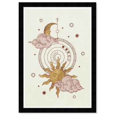 The Moon Tarot Card Art Print by Moss and Moon