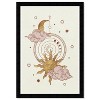 Wynwood Studio 15" x 21" Moon and Sun Tarot Framed Wall Art Print Gold: Modern Digital Art, Black Frame, Vertical Orientation - 3 of 4