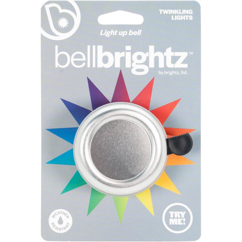 Brightz LED Bicycle Bell - Silver, 1 of 5