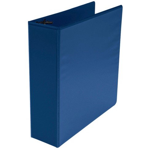 School Smart D Ring View Binder, Polypropylene, 3 Inches, Blue : Target