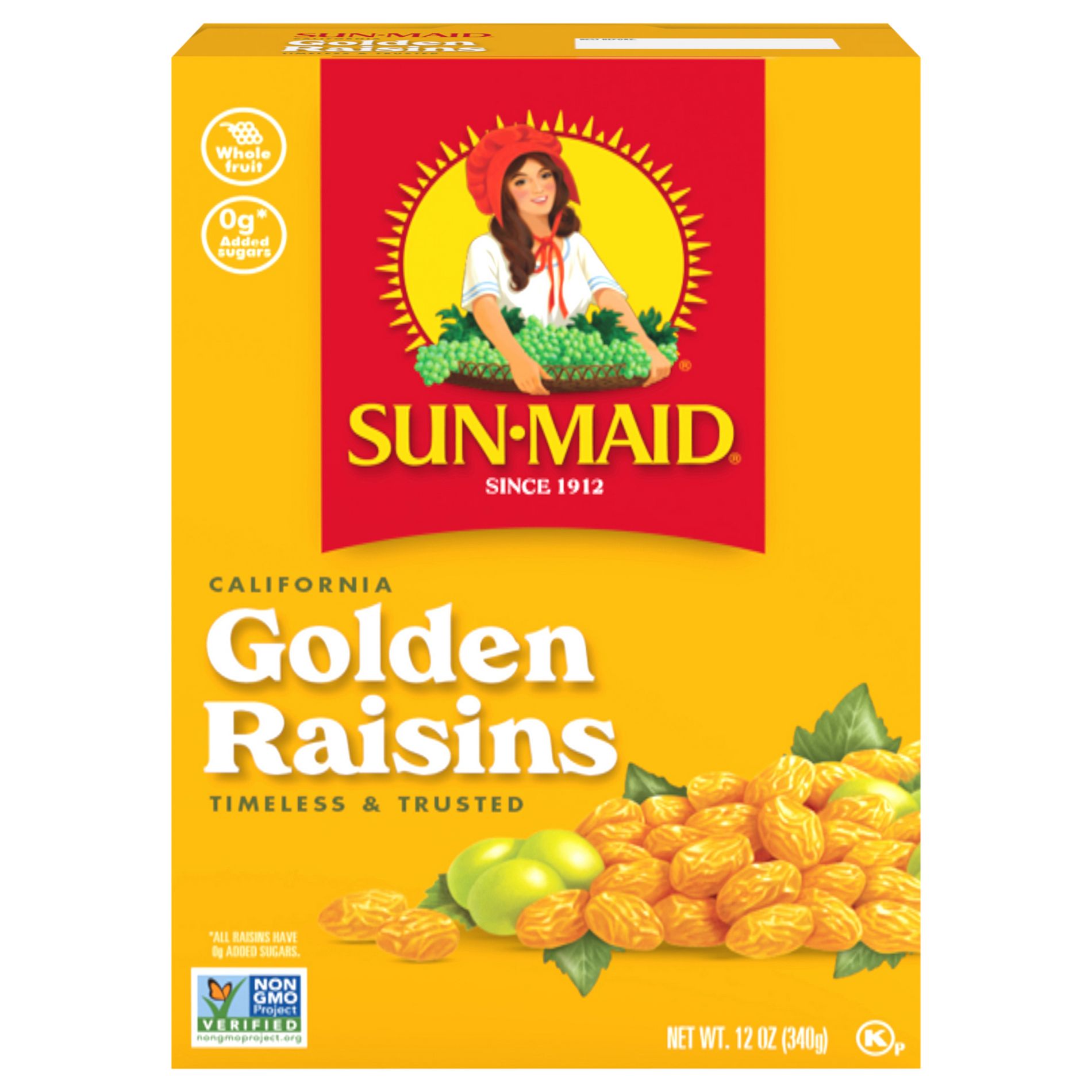 Sun-Maid Dried Fruit Golden Raisins - 12oz