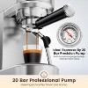 ANYCOLD 20 Bar Espresso Machine, Compact Stainless Steel Maker with Milk Frother & 34oz Removable Tank for Home Latte & Cappuccino - 3 of 4