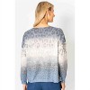 Women's Shimmer V Neck Cheetah Print Sweater - Look Mode USA - image 2 of 2