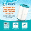 Hurricane Replacement Spa Filter Cartridge for Unicel C-7367, PDO75-2000, Filbur FC-3059 - Best Value USA Spa Filters, White - 2 of 4