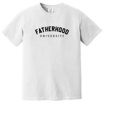 Simply Sage Market Men's Fatherhood University Short Sleeve Garment Dyed Tee