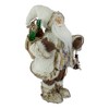 Northlight 12" Snow Lodge Santa Christmas Figure with Lantern - image 3 of 4