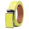 Braveman | Men's Genuine Leather Crocodile Design Dress Belt with Automatic Buckle - 2 of 2