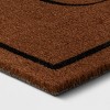 1'8"x4' 'Come In' Coir Doormat Natural - Threshold™: Outdoor Welcome Mat, Front Door, Medium Pile, Rectangle - image 3 of 4