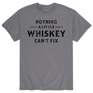 Men's - Country Casuals - Nothin A Little Whiskey Can't Fix Short Sleeve Graphic T-Shirt - 1 of 4