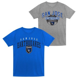 MLS San Jose Earthquakes Toddler Boys' 2pk T-Shirt - 1 of 3