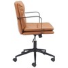 Zuo Birao Office Chair Brown - 2 of 4