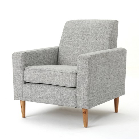  Christopher Knight Home Brayden Fabric Club Chair, Grey : Home  & Kitchen