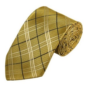 Men's Plaid 3.25 Inch Wide And 58 Inch Long Woven Neckties - 1 of 4