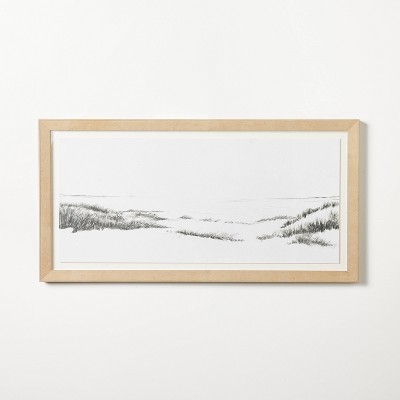 20 X 20 Foggy Shore Framed Wall Art - Threshold™ Designed With Studio  Mcgee : Target