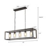 Chloe Lighting Farmhouse-Style 4 Light Semi-Flush Fixture 24" Wide - 4 of 4