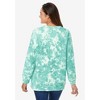 Woman Within Printed Sweatshirt - 3 of 4