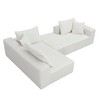 Maliang  109'' x 68" Sectional Sofa Set, Upholstered Compressed Sofa for Living Room, Bedroom, Salon - 2 of 4