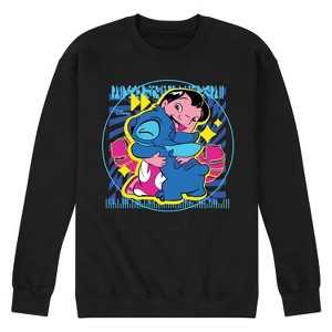 Men's - Disney - Lilo & Stitch Graphic Fleece Sweatshirt - 1 of 4