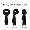 Anna-Kaci Winter Scarf Fleece Neck Warmer Solid Soft Windproof Lightweight Cold Weather Outdoor Gear for Women and Men - 2 of 4