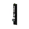 Homy Casa Modern 4-Tier Wall Mounted Corner Shelf, Space-Saving Display Storage - 2 of 4