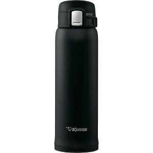 Zojirushi 16oz Stainless Steel Travel Mug SM-SHE48 - Matte Black: Hot & Cold, Portable Drinkware - 1 of 4