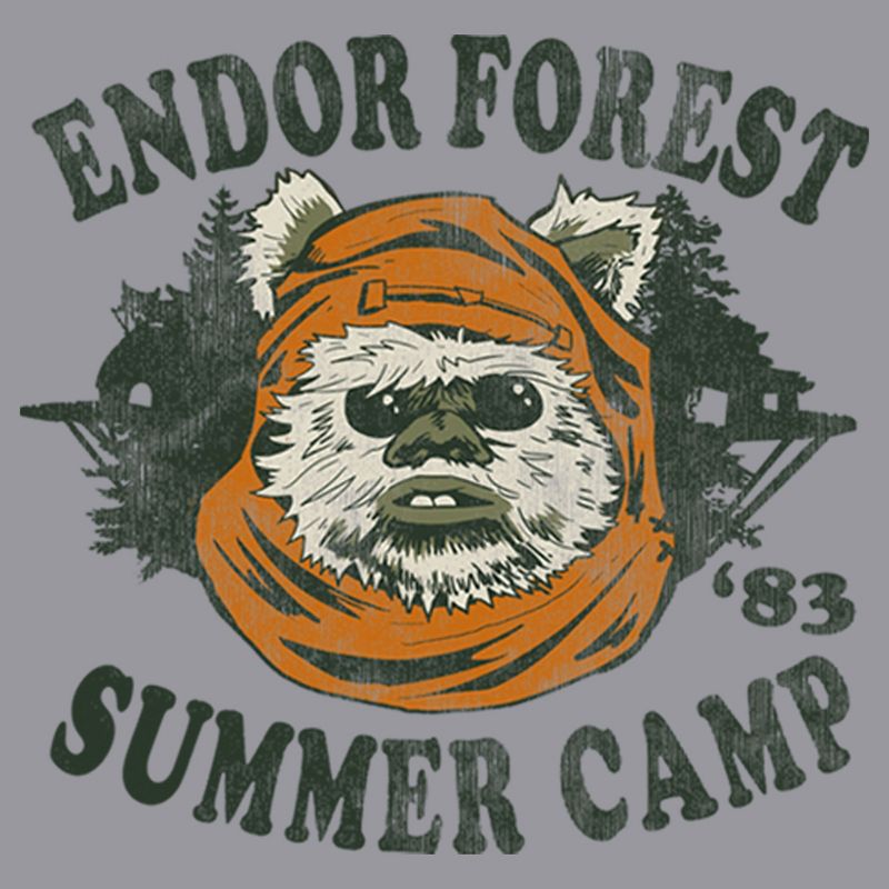 Boy's Star Wars: A New Hope Endor Summer Camp Pull Over Hoodie, 2 of 5
