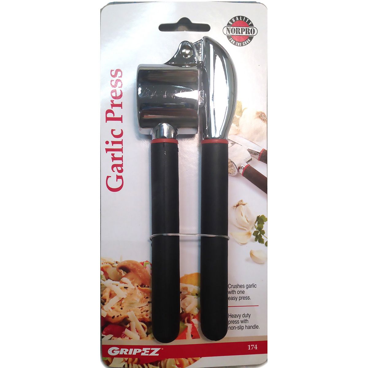 Norpro Grip-EZ Garlic Press, Silver - thumbnail 4