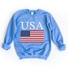 Simply Sage Market USA Flag Solid Sweatshirt - 2 of 4