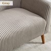 Hrinhom 50.8"W Modern Loveseat,Upholstered Corduroy 2-Seater Sofa With Wood Legs - 2 of 4