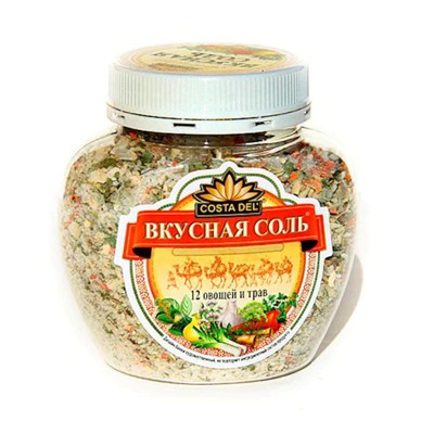 Costa Del Tasty Salt 12 Vegetables And Herbs 400g - A Flavorful Salt Blend For Your Culinary Delights