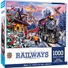 MasterPieces 1000 Piece Train Jigsaw Puzzle - Alpine Journey Winter Wonderland - 2 of 4