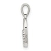Black Bow Jewelry .05 Ctw Diamond Heart in Heart Pendant in Sterling Silver - 2 of 4