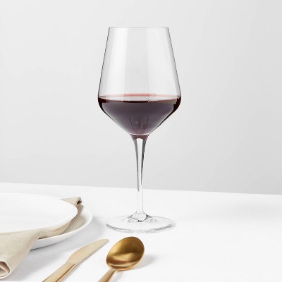 22oz 4pk Glass Atherton Red Wine Glasses - (missing 2)