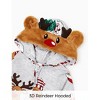 PATPAT Christmas Family Pajama bodysuit Fair Isle Print One-Piece Pajamas - 4 of 4