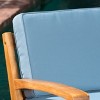 Christopher Knight Home Grenada Outdoor Acacia Wood Club Chairs with Cushions (Set of 4) - 4 of 4