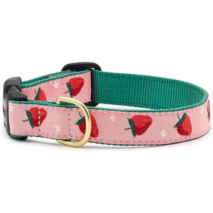 Up Country Strawberry Fields Dog Collar - 1"- Medium - 1 of 4