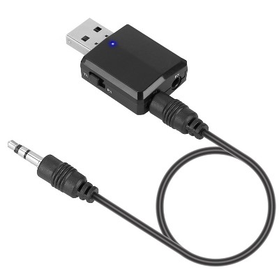 iMountek"3-in-1 Wireless Bluetooth V5.0 USB Audio Transmitter Receiver Adapter for TV, PC, Car & Headphones"Black