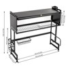 YIYIBYUS Modern Kitchen Pantry Cabinet, 2-tier Dish Drying Rack - 4 of 4