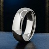 Jewelry Avalanche Polished Shiny Dome Tungsten Carbide Wedding Band, Comfort-fit, 8mm - 2 of 4