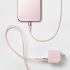2-Port Wall Charger 15W USB-C & 5W USB-A (with 6' Lightning to USB-A Cable) - heyday™ - 2 of 4