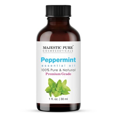 Majestic Pure Peppermint Essential Oil | 100% Pure and Natural - 1 fl oz