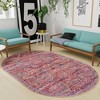 Unique Loom Maahru Collection Area Rug - Waxing Moon - 3 of 4