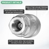 Unique Bargains Stainless Steel One Way Non-Return Vertical Check Valve - 2 of 4