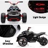 12V Kids Electric 3-Wheel Ride-On Car with Parent Remote Control, 2x55W Motors, 2 Speeds, LED Lights, Music, USB, Suspension & EVA Tires - 4 of 4