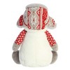 Aurora Small Aspen Snowman With Hat Holiday Festive Stuffed Animal White 8.5" - 4 of 4