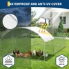 Large Metal Chicken Coop, Chicken Runs for Yard with Cover, Large Chicken Run with Double Door, Walk in Chicken Coop - 3 of 4